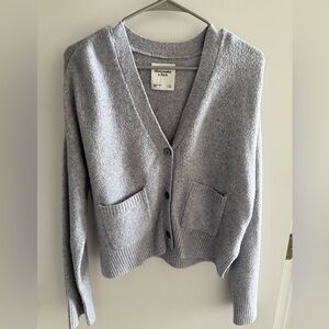 Abercrombie grey cardigan